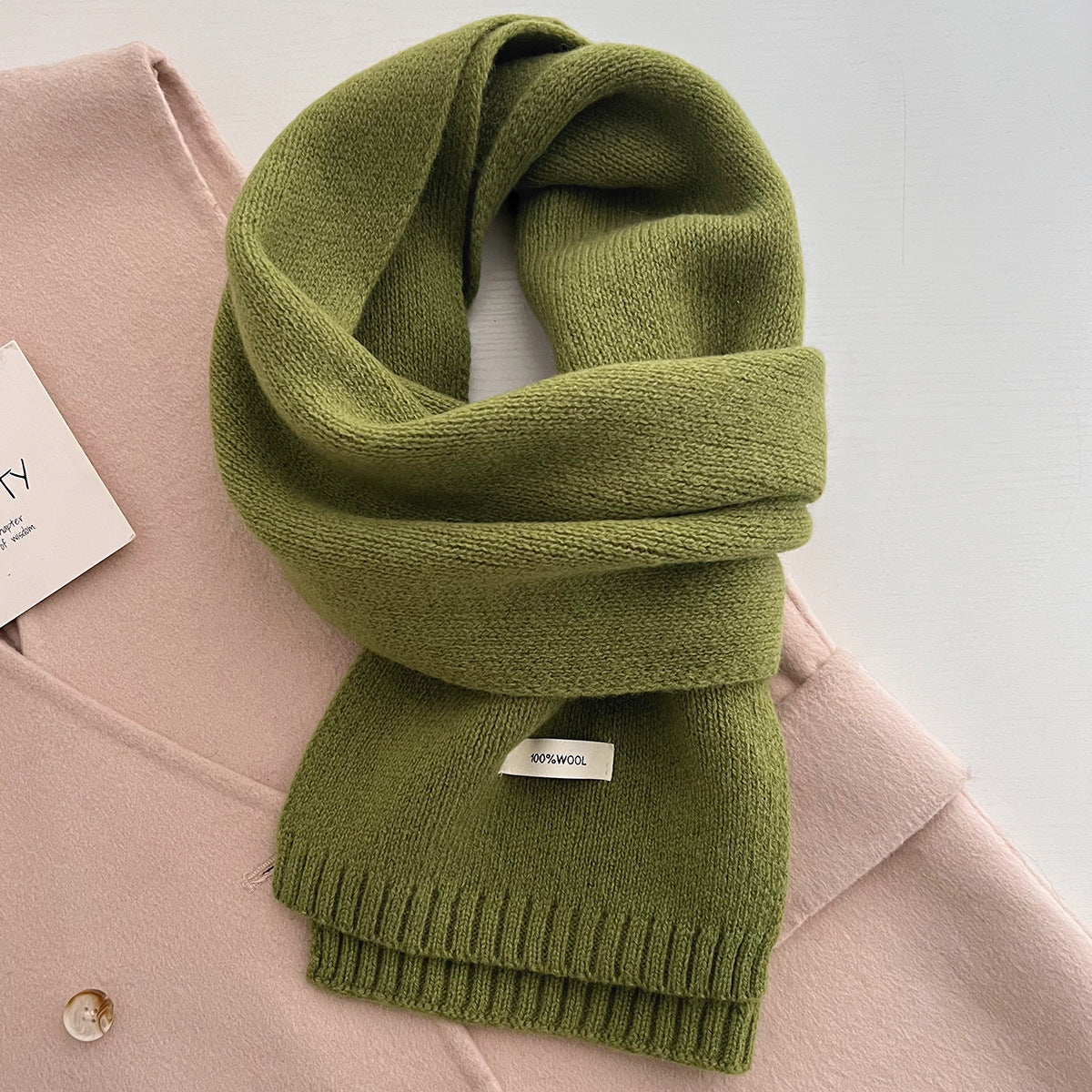 Wool scarf, soft and warm, 150 x 20 cm