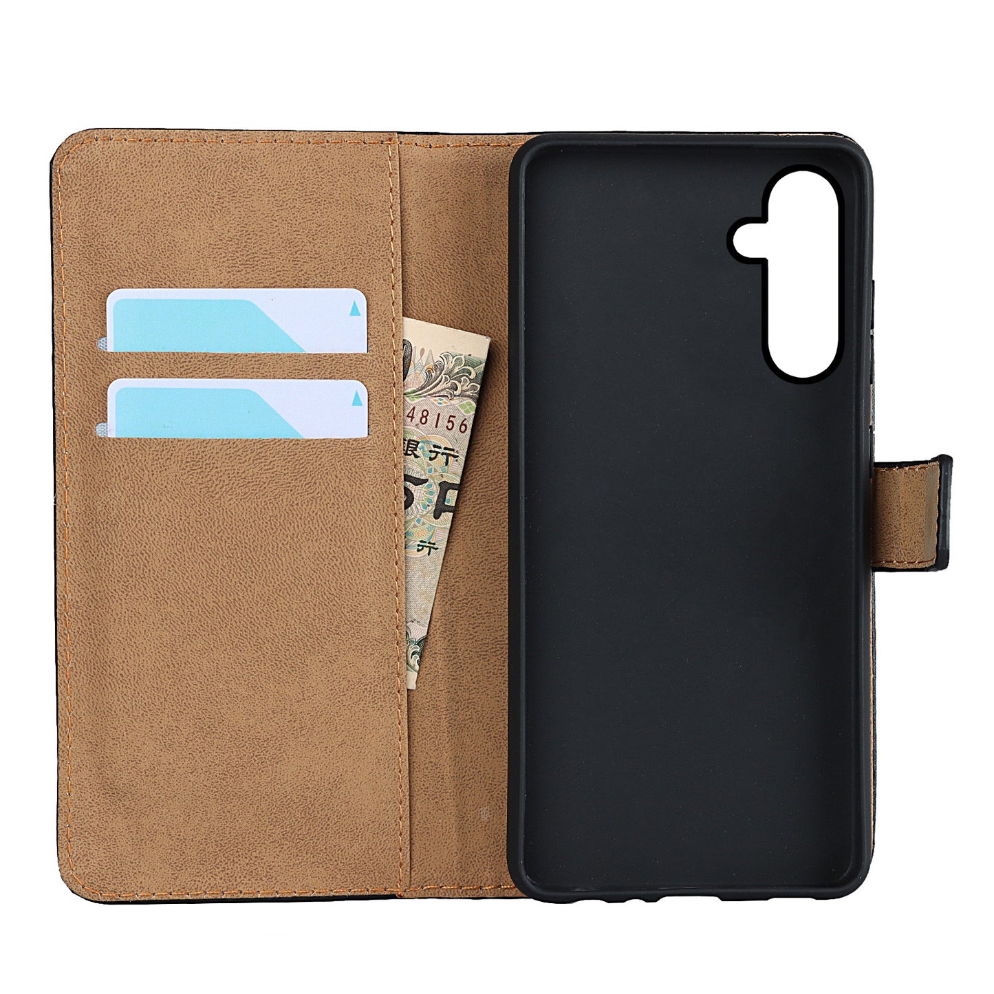 Leather wallet cases for Samsung Galaxy A-series