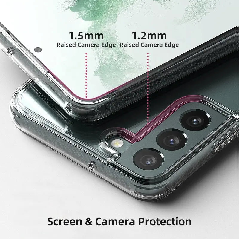 Recycled clear cases for Samsung