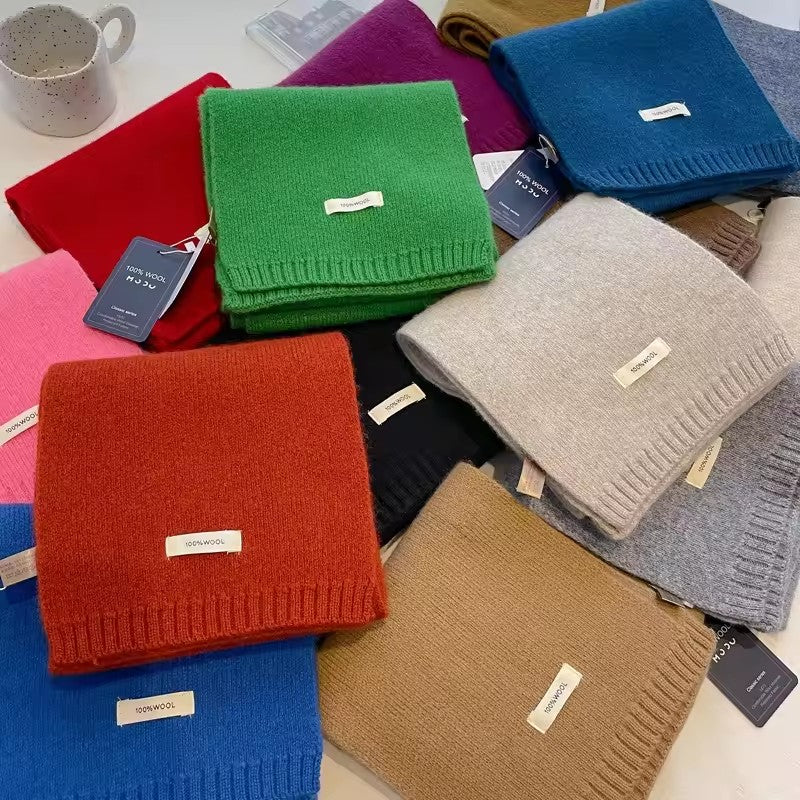 Wool scarf, soft and warm, 150 x 20 cm