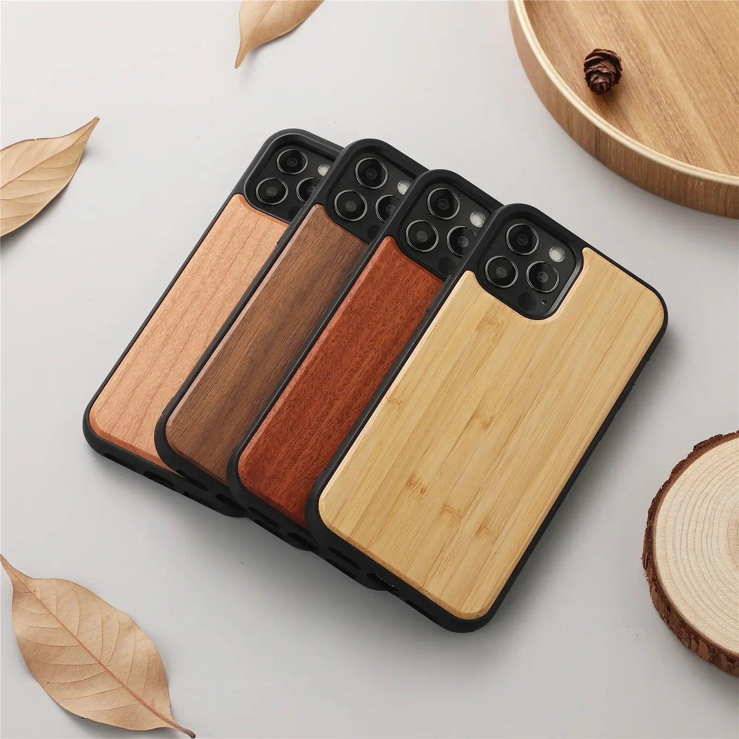 Wooden cases for iPhone